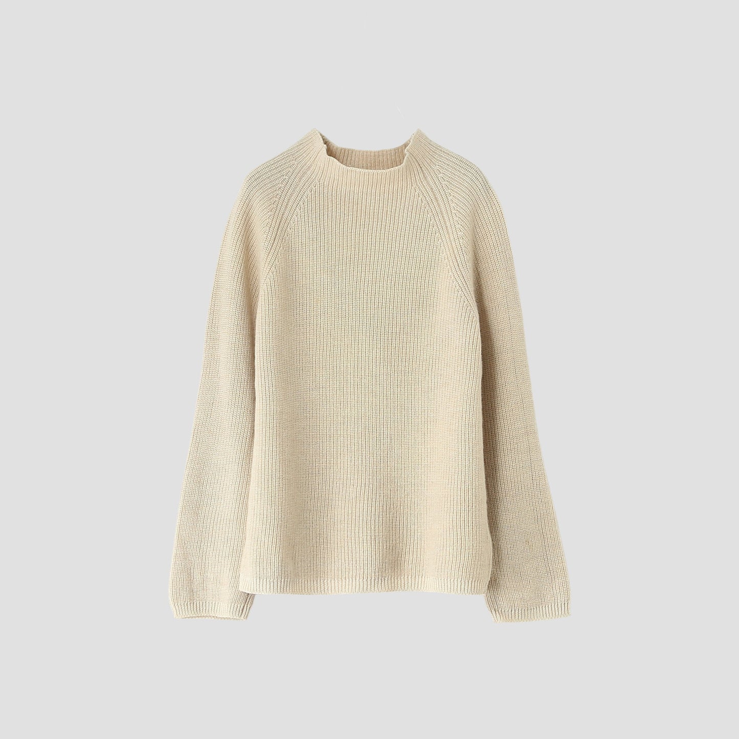 WOOL COTTON JUMPER KNIT