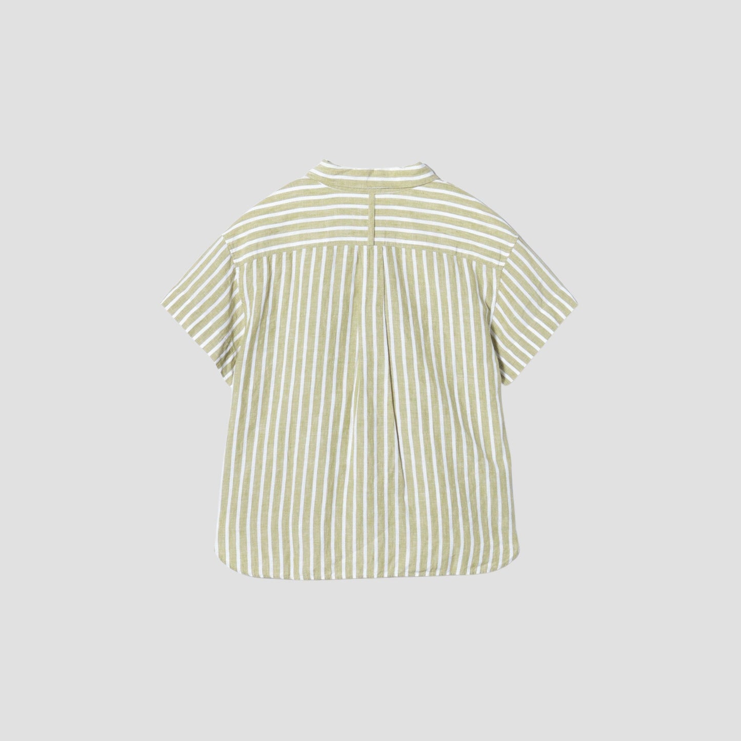 WIDE STRIPE LINEN SHIRT