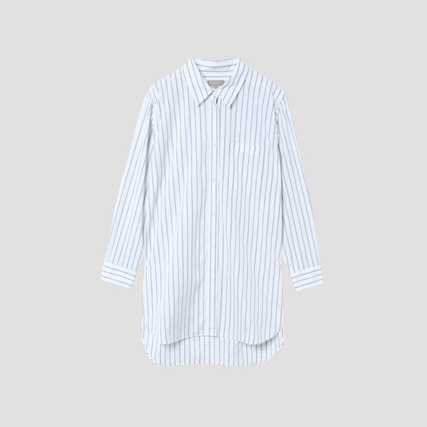 TRIPLE STRIPE COTTON POPLIN SHIRT