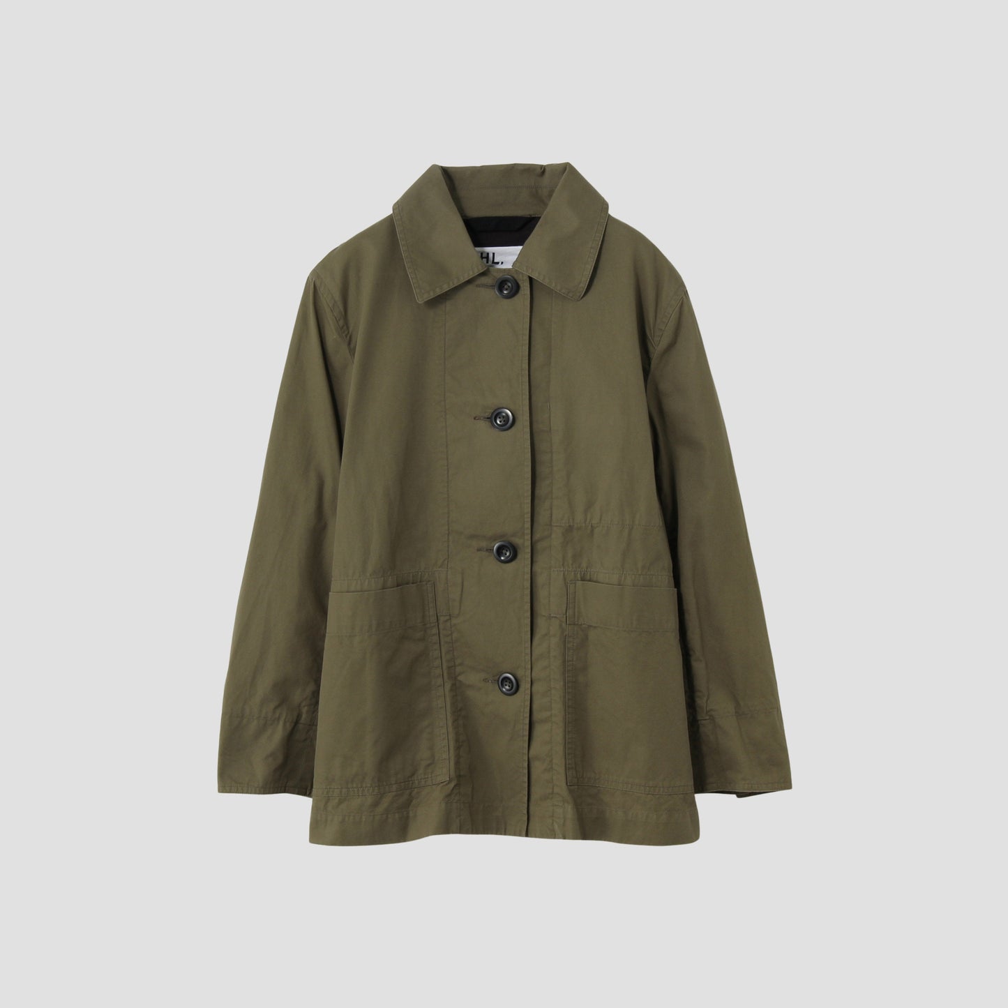 WASHED COTTON LINEN COAT