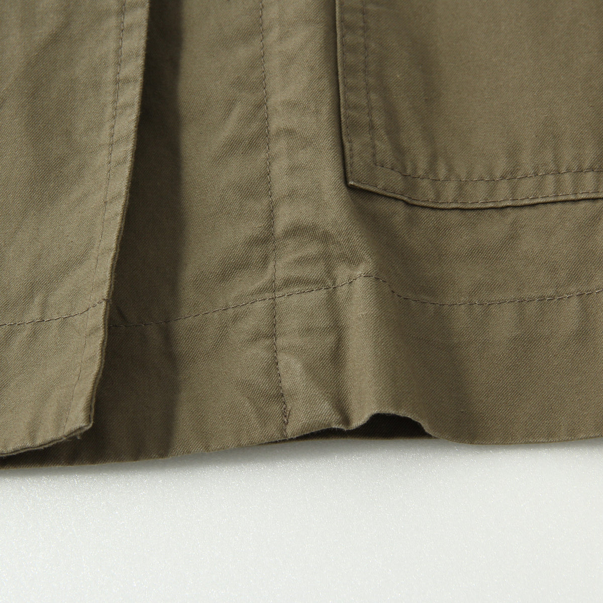 WASHED COTTON LINEN COAT