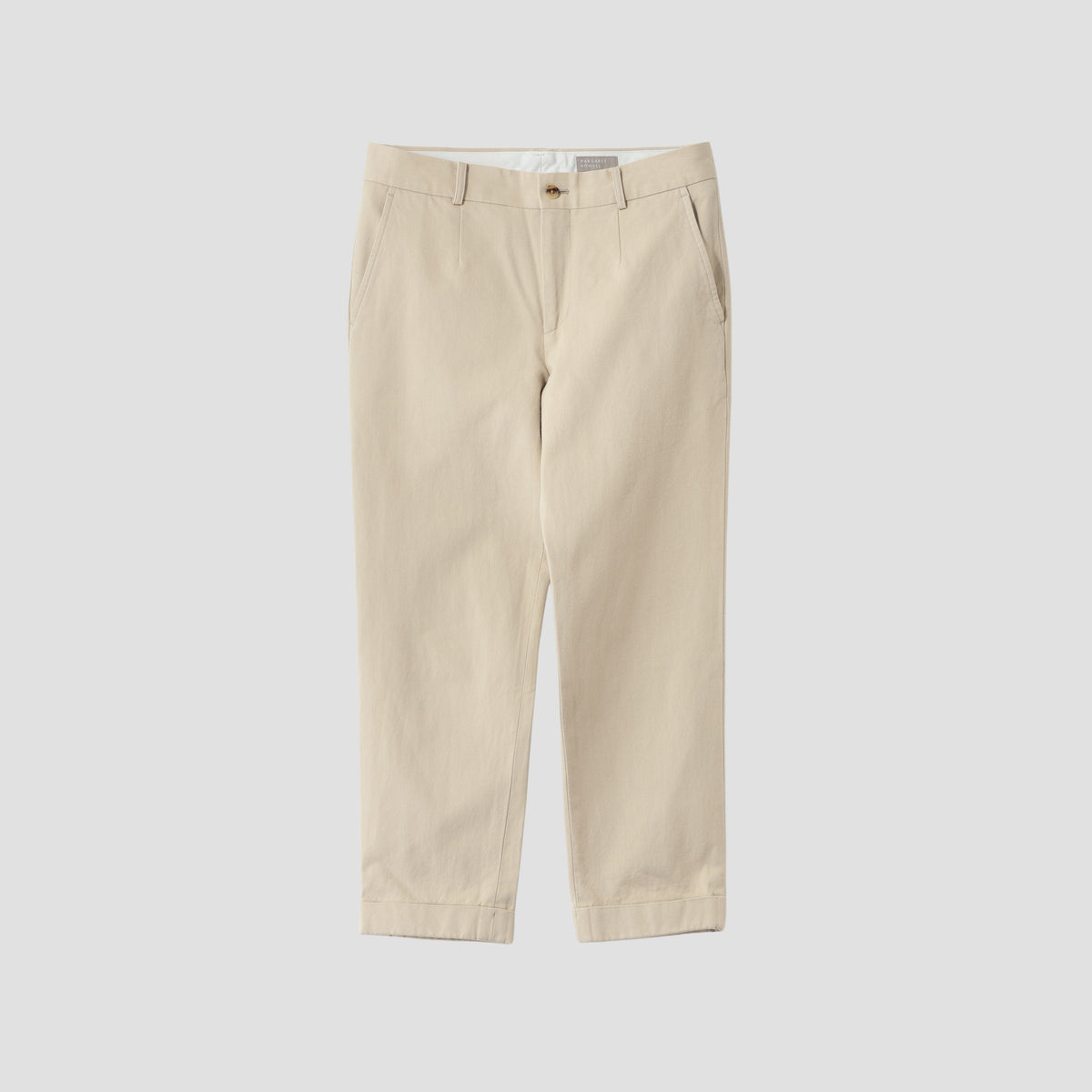 COTTON WOOL TWILL TROUSERS