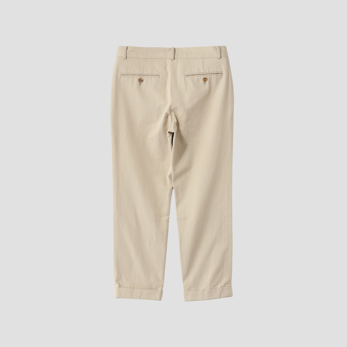 COTTON WOOL TWILL TROUSERS