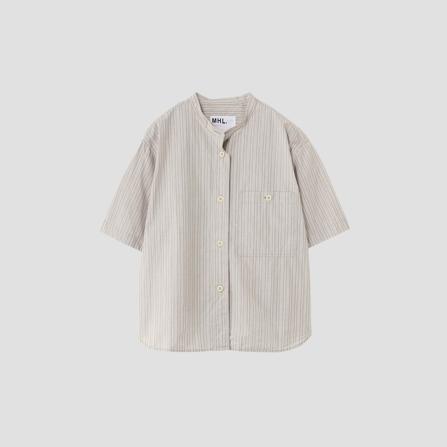 PYJAMA STRIPE COTTON SHIRT