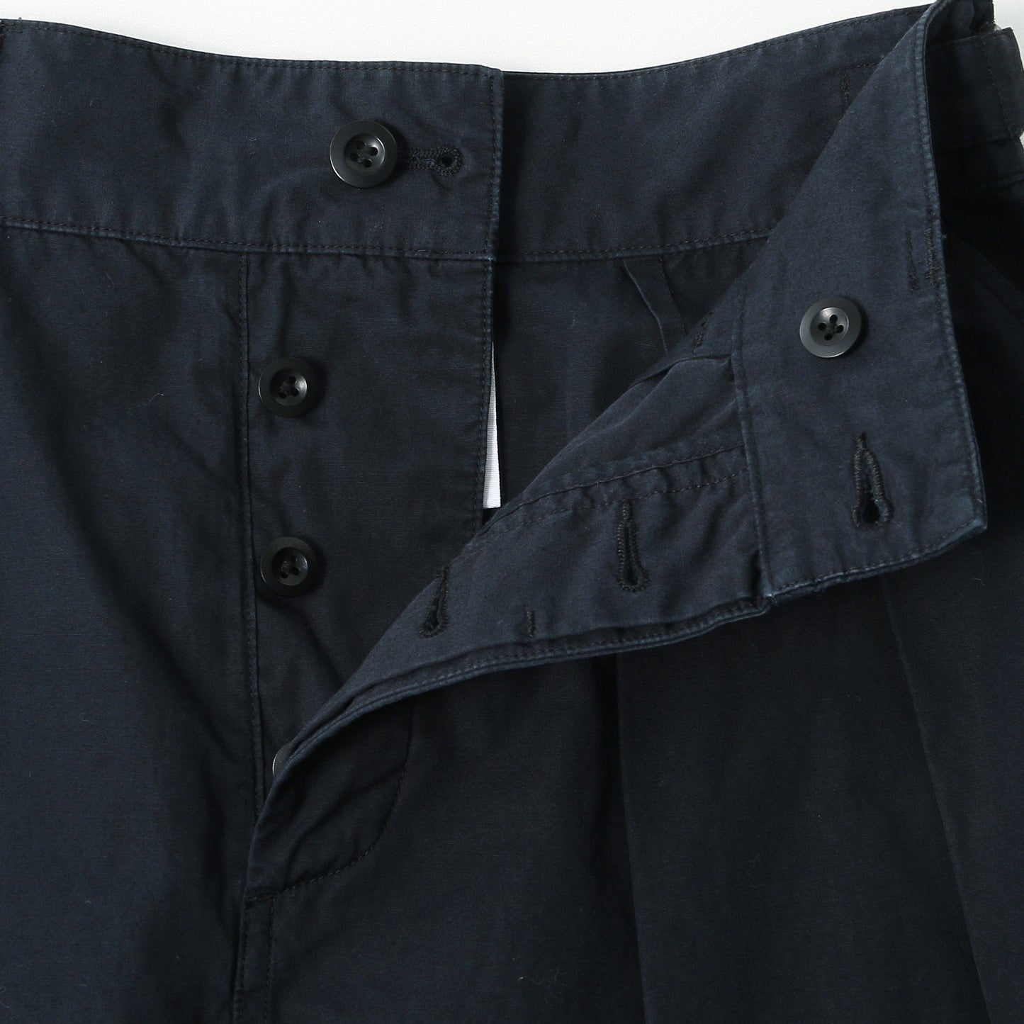 COTTON LINEN TOUGH POPLIN SKIRT