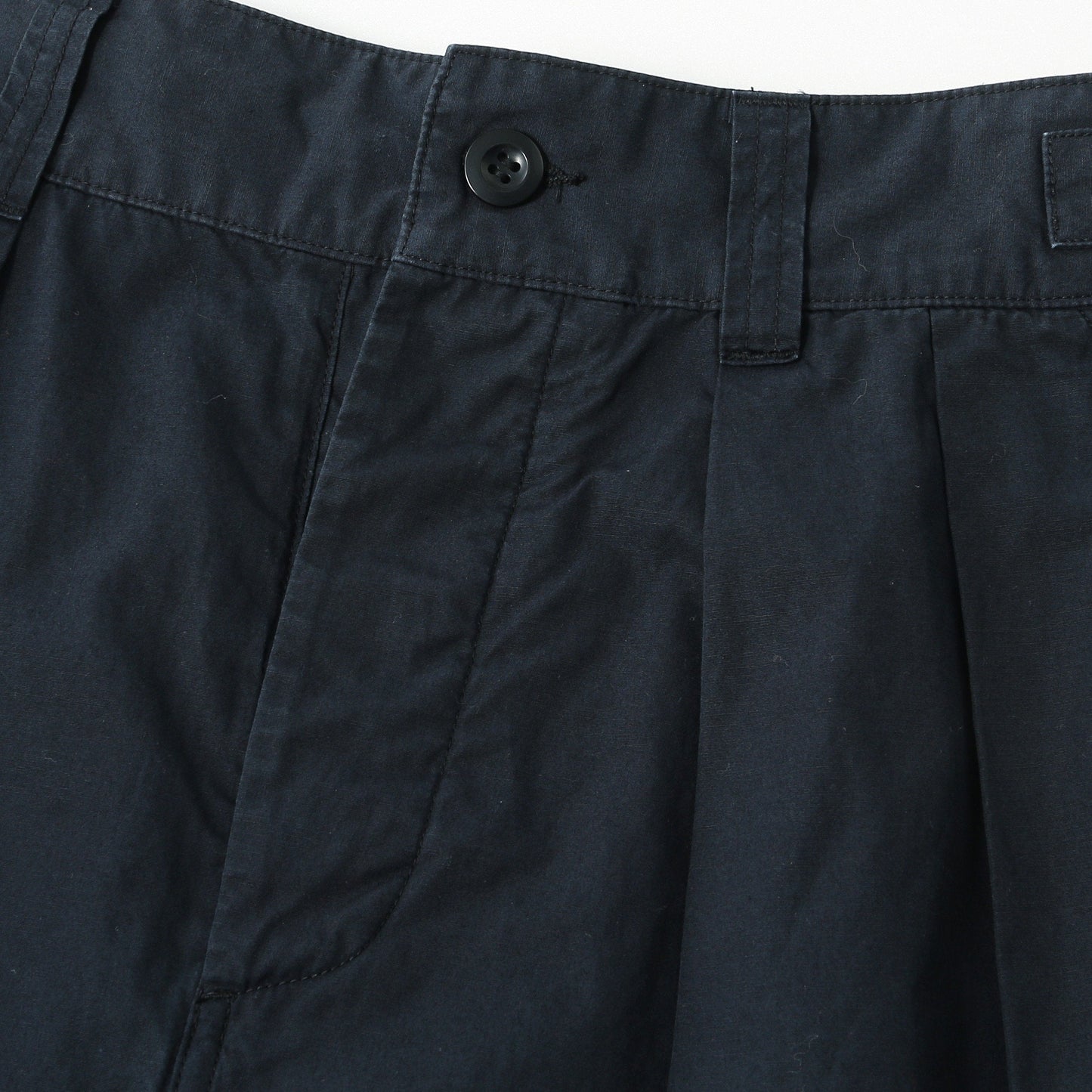 COTTON LINEN TOUGH POPLIN SKIRT
