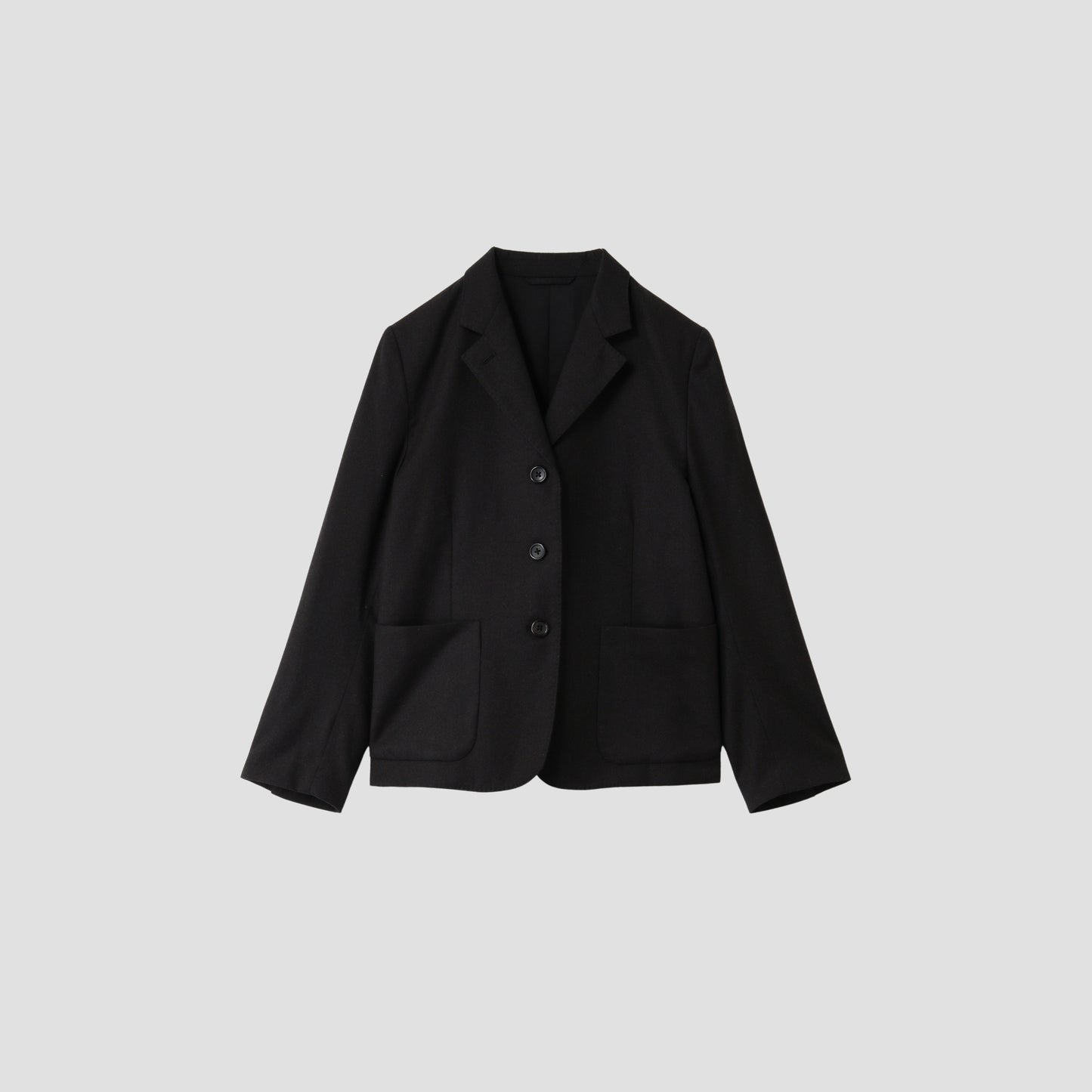 FINE WOOL FLANNEL JACKET