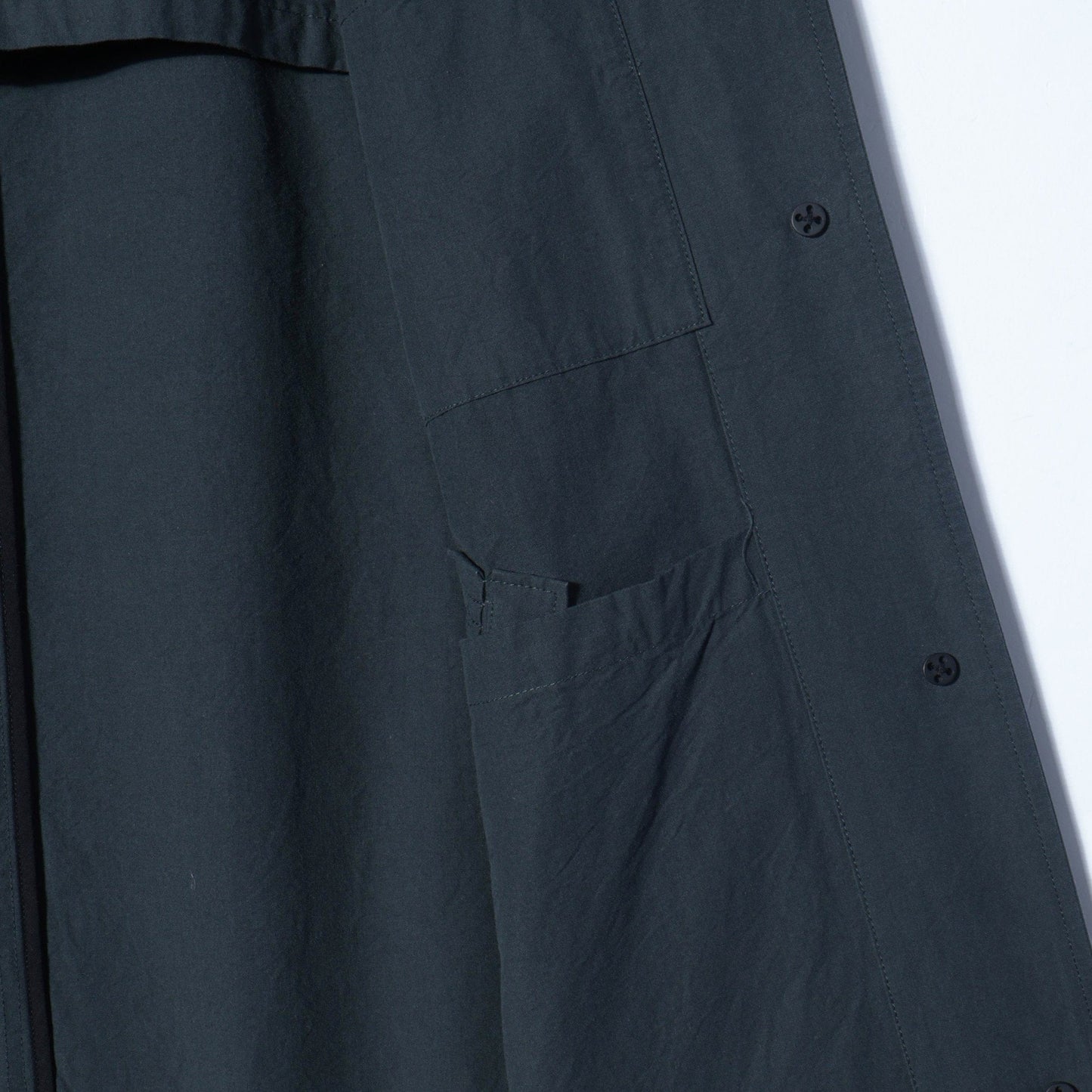 WASHED COTTON POPLIN COAT