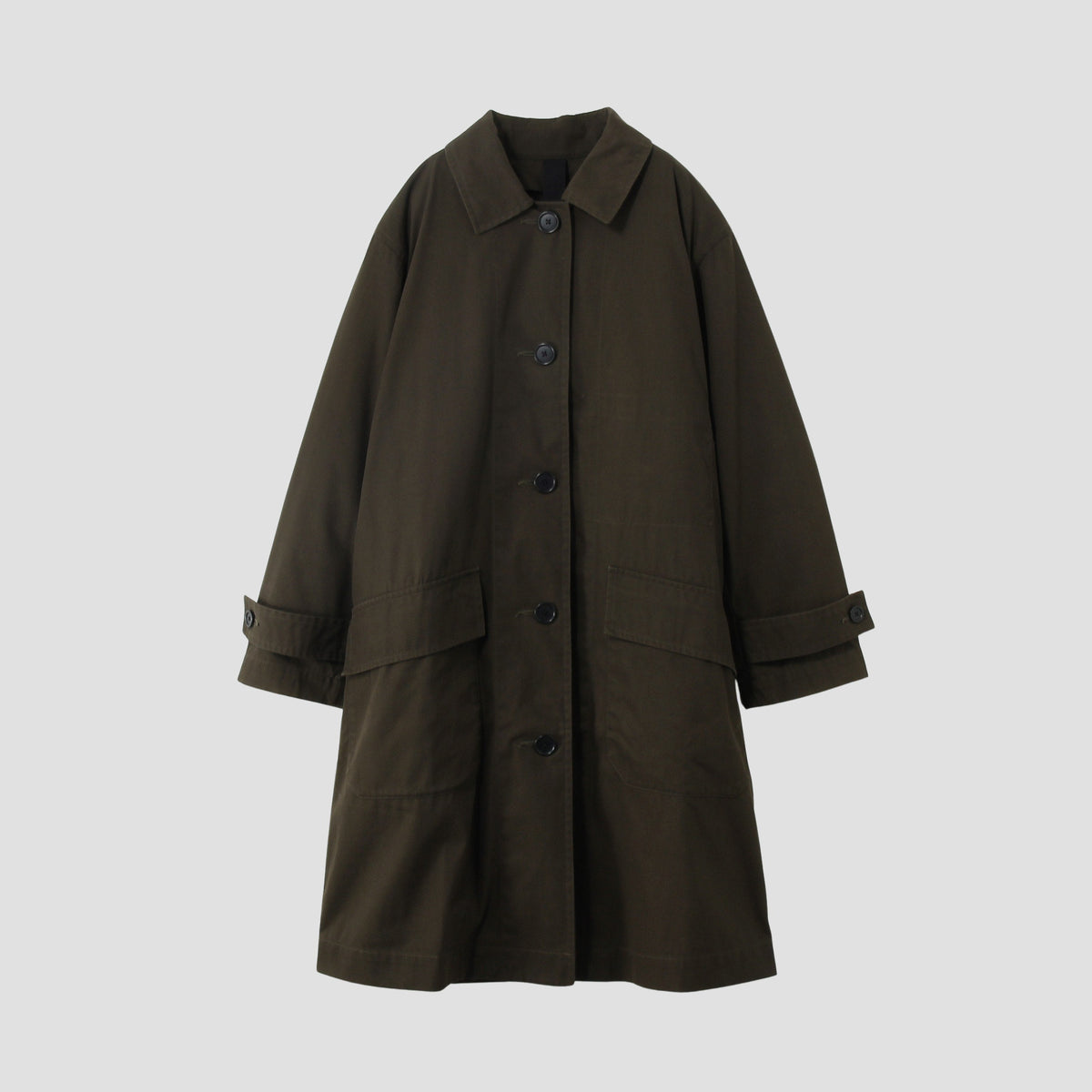 PROOFED COTTON NYLON TWILL COAT