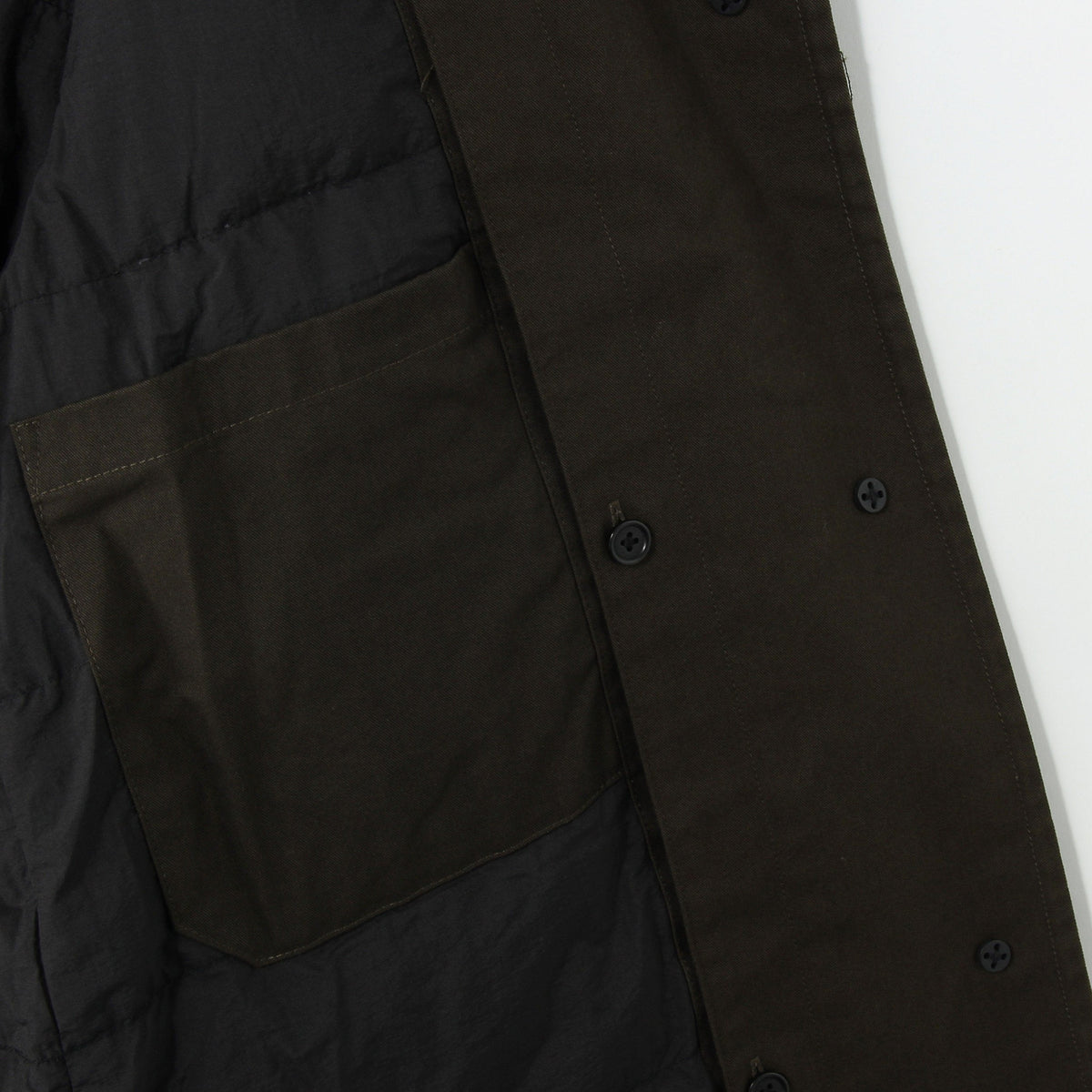 PROOFED COTTON NYLON TWILL COAT