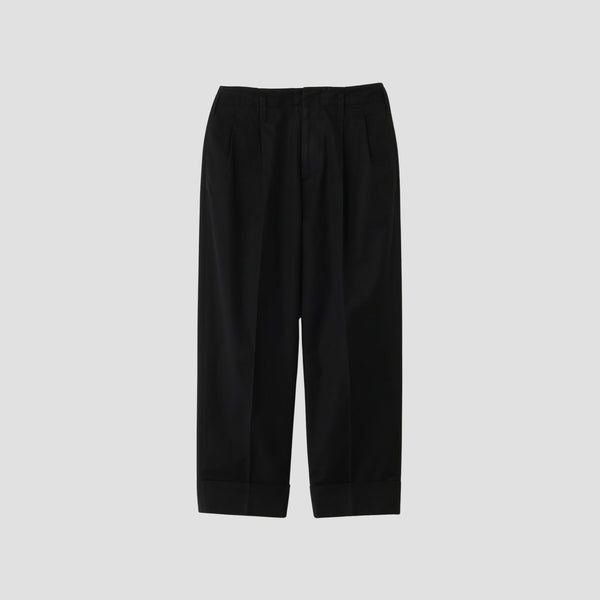 BRUSHED COTTON TWILL TROUSERS