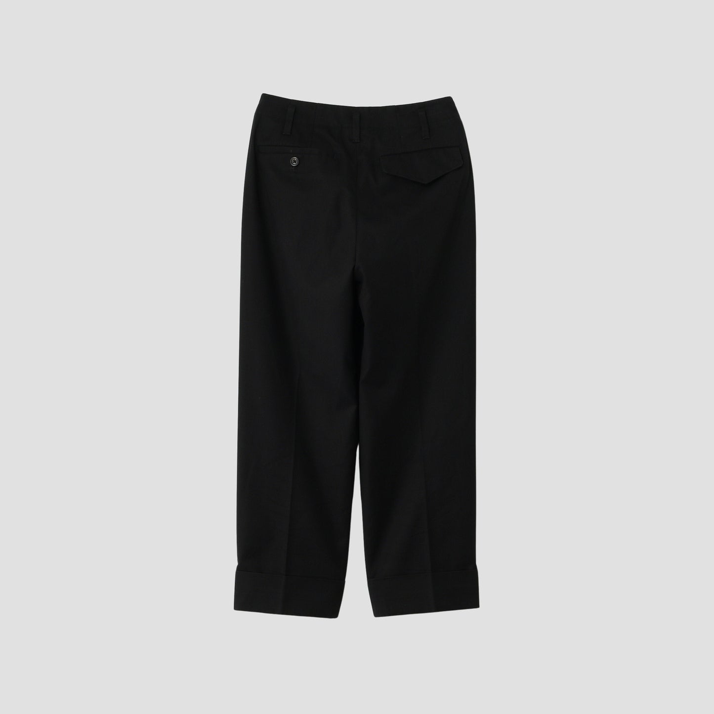 BRUSHED COTTON TWILL TROUSERS