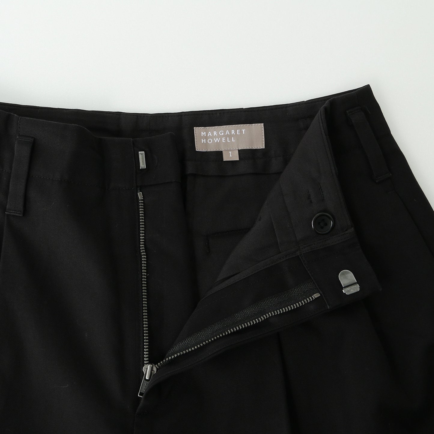 BRUSHED COTTON TWILL TROUSERS