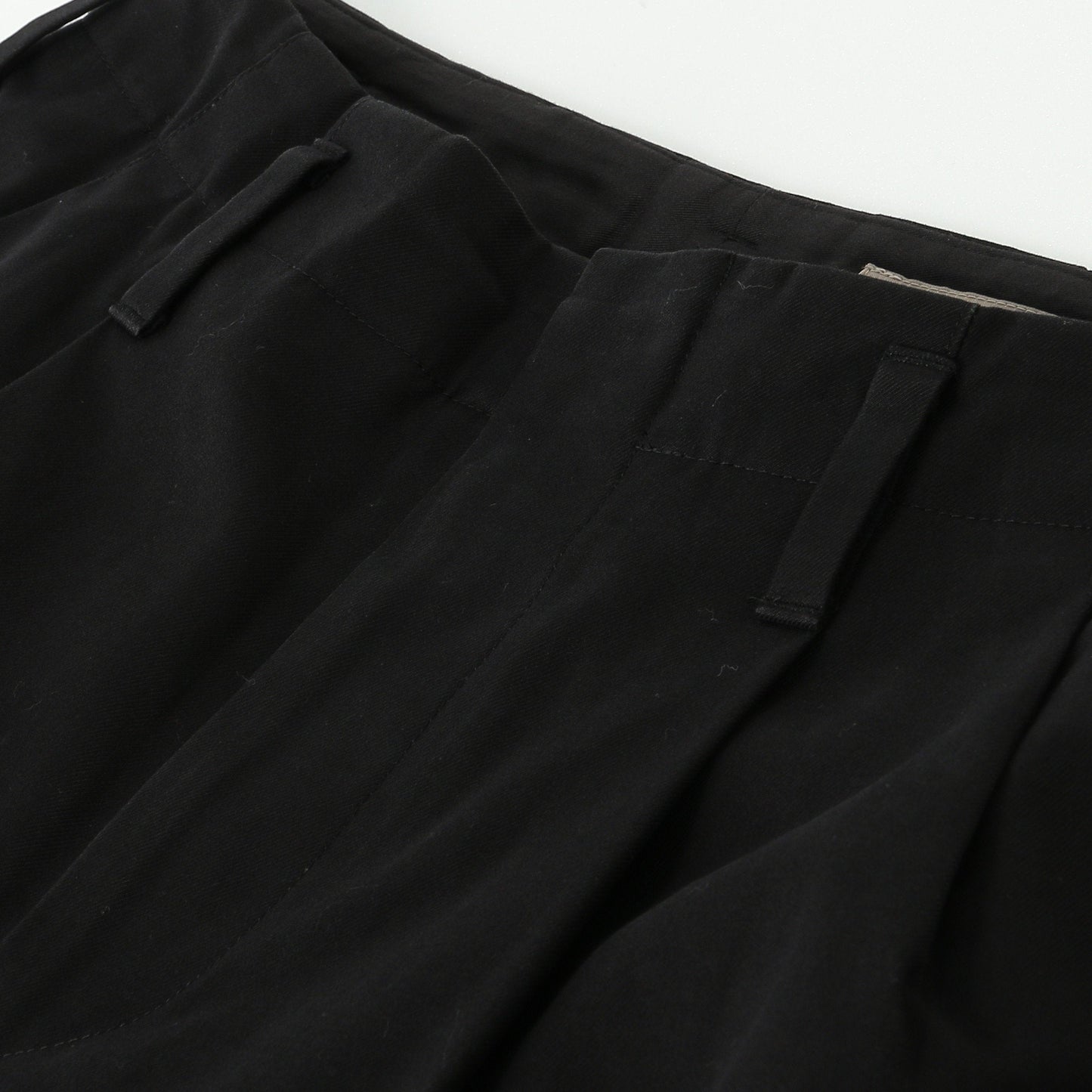 BRUSHED COTTON TWILL TROUSERS