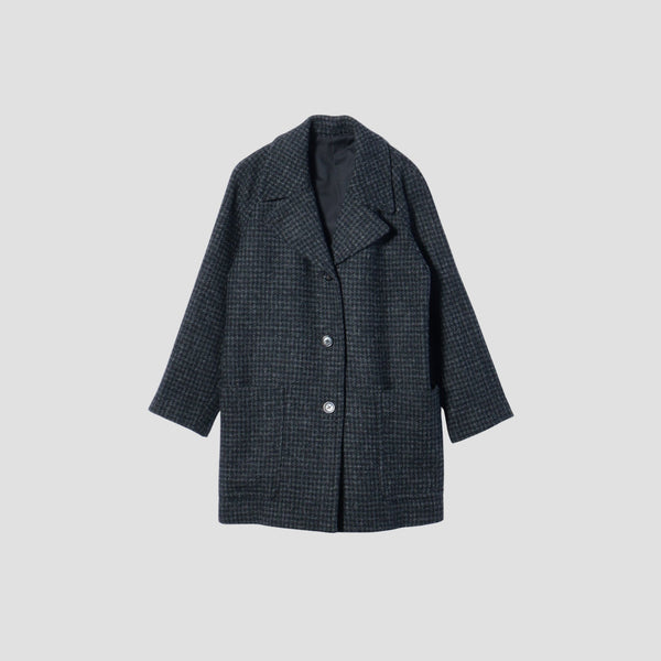 DOGTOOTH HARRIS TWEED COAT