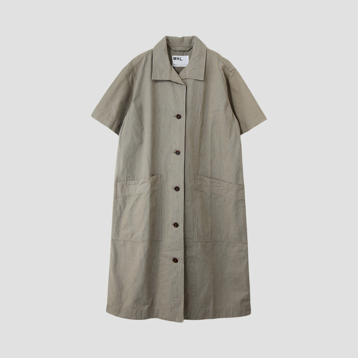 TINY STRIPE COTTON DRESS