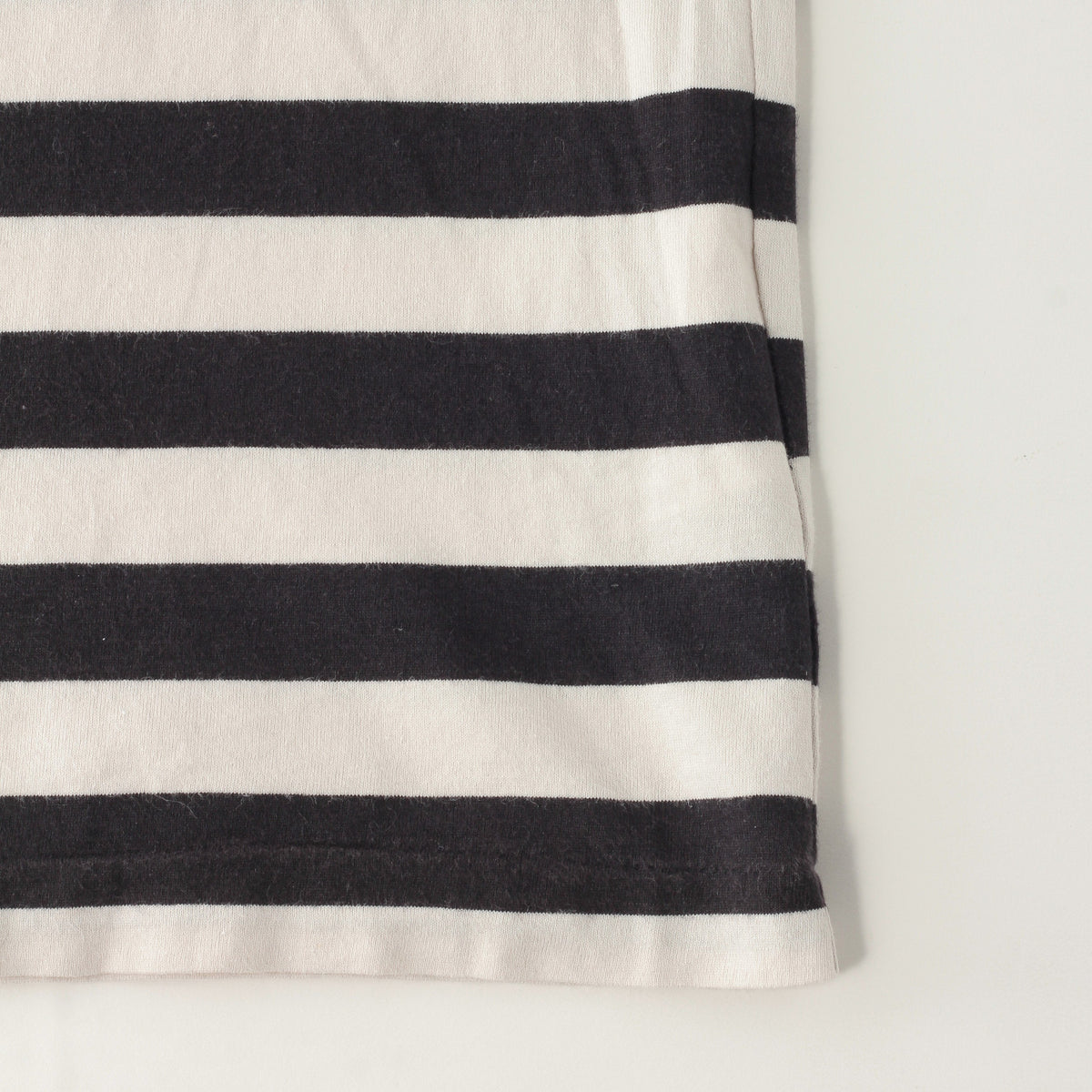 FINE COTTON LINEN STRIPE JERSEY