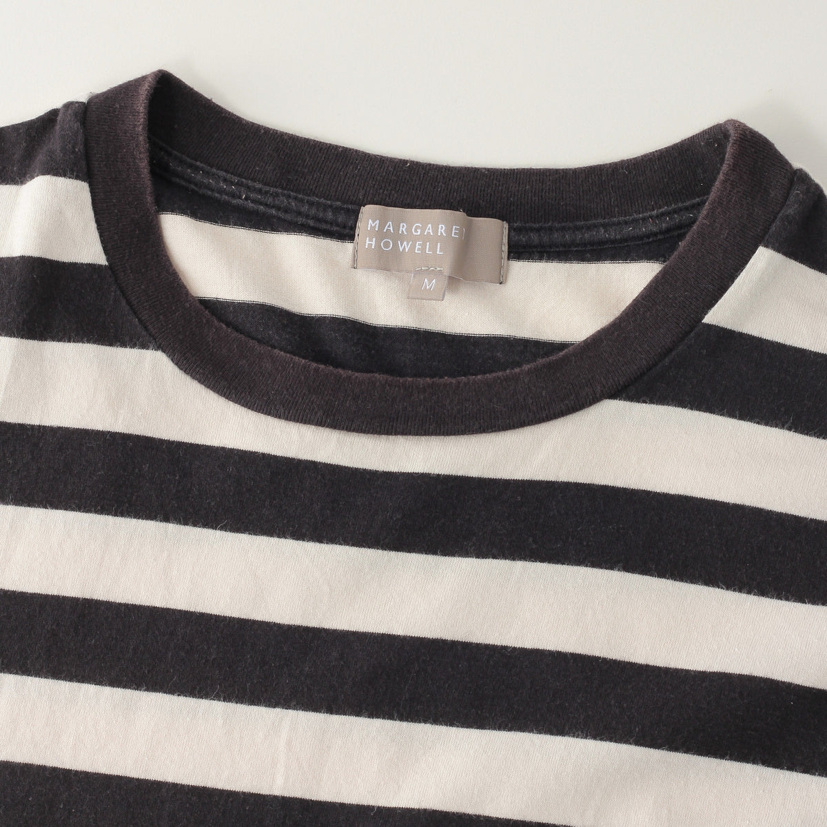 FINE COTTON LINEN STRIPE JERSEY