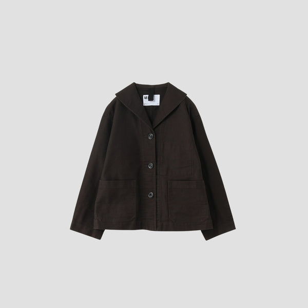 DRY COTTON MOLESKIN BLOUSON