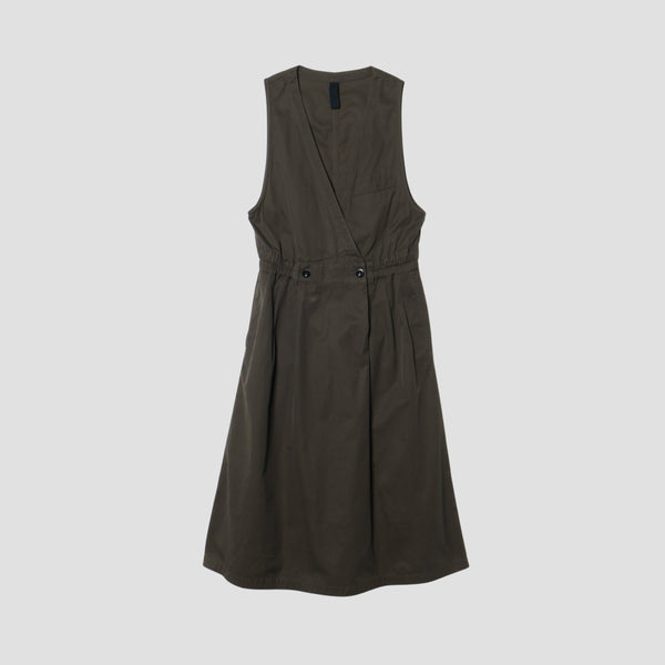 HIGH TWIST COTTON TWILL DRESS