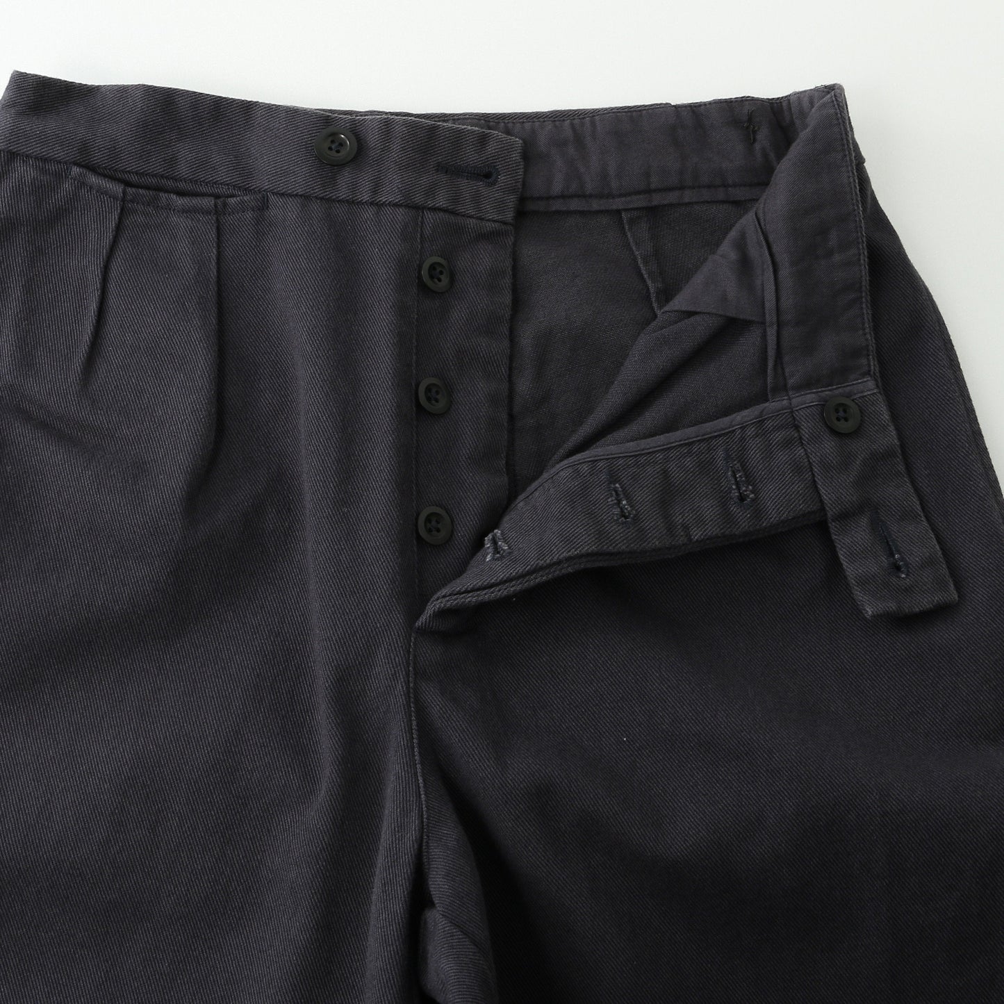 RAISED COTTON DRILL TROUSERS