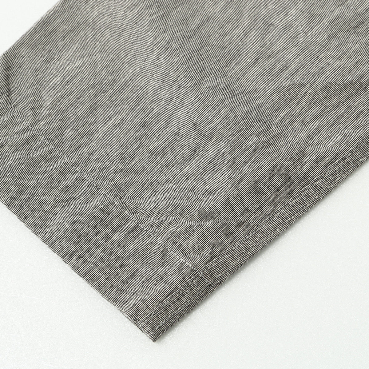 IRREGULAR END ON END COTTON LINEN TROUSERS