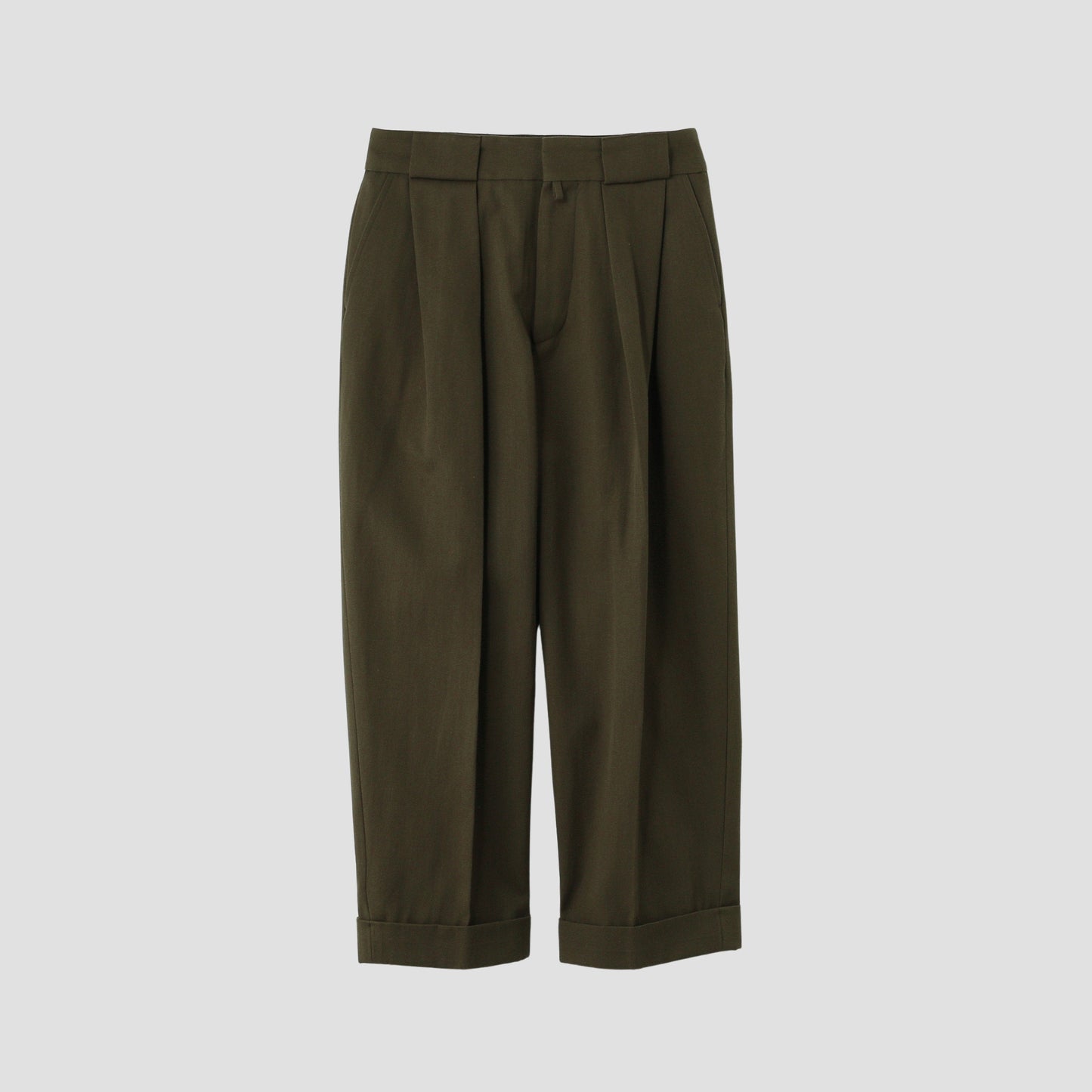 WOOL COTTON TROUSERS