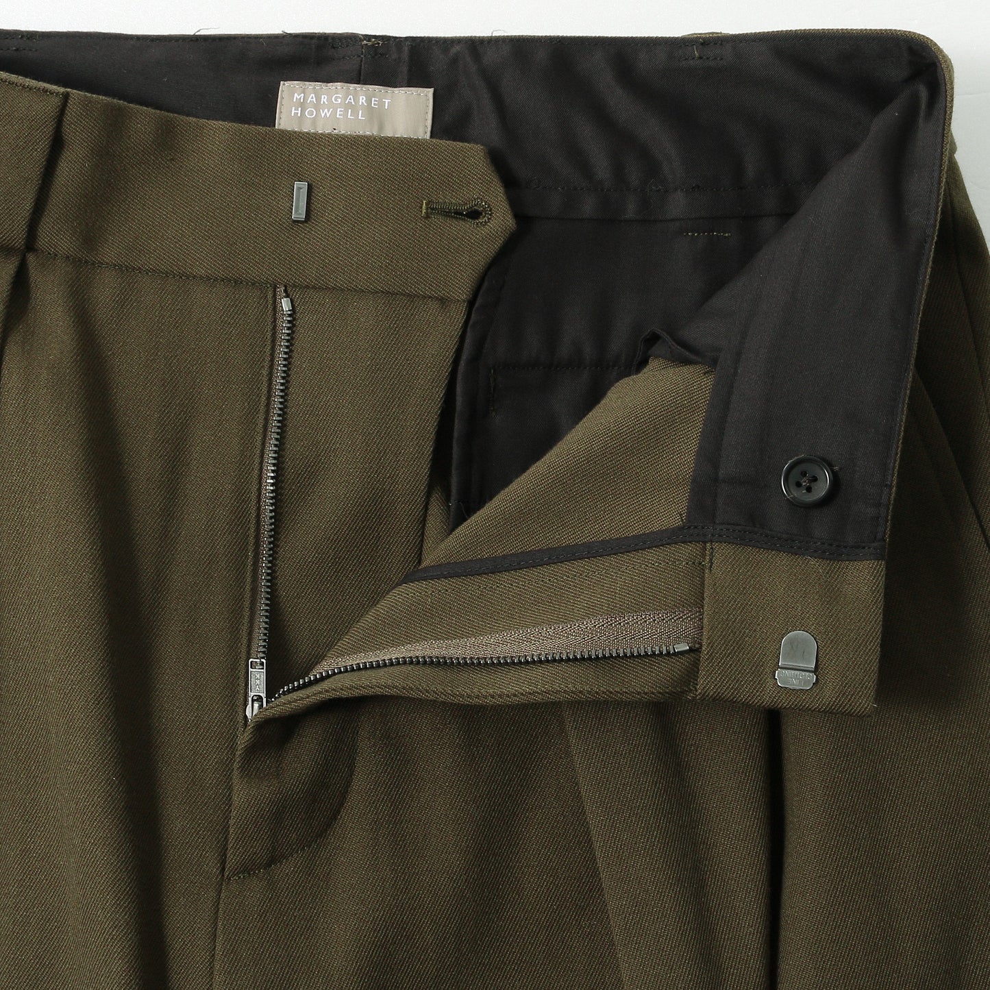 WOOL COTTON TROUSERS