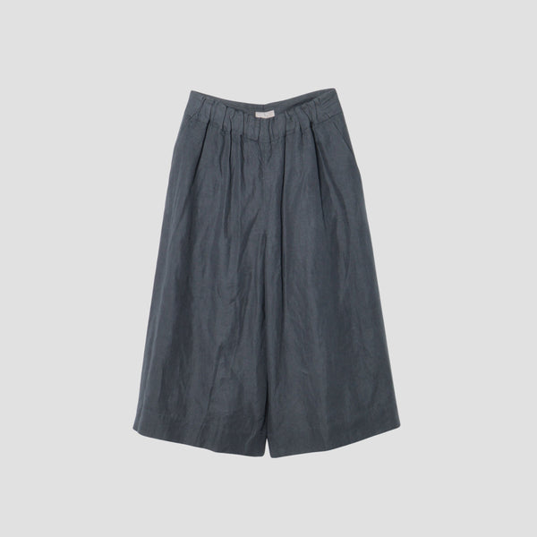 COATED LINEN PLAINWEAVE TROUSERS