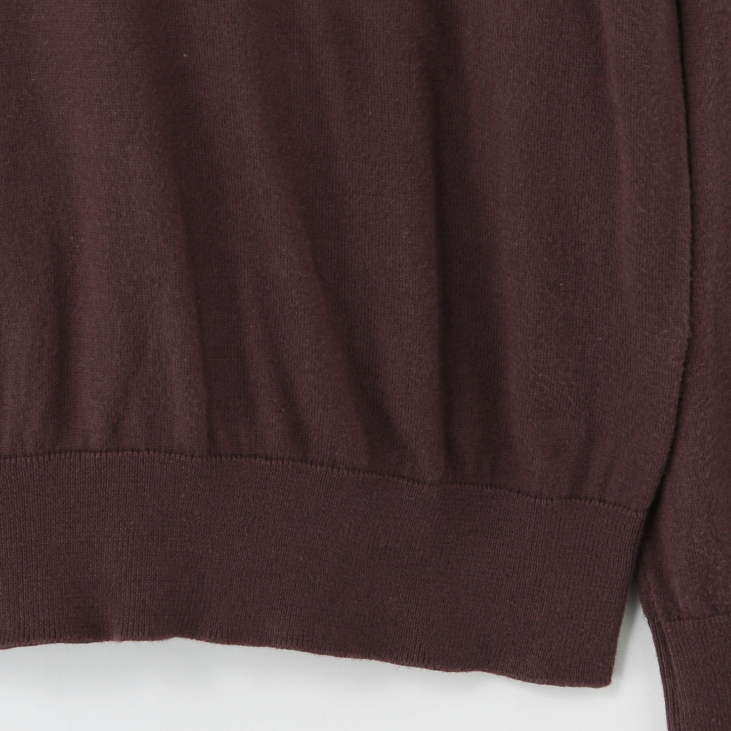 COTTON V NECK JUMPER KNIT