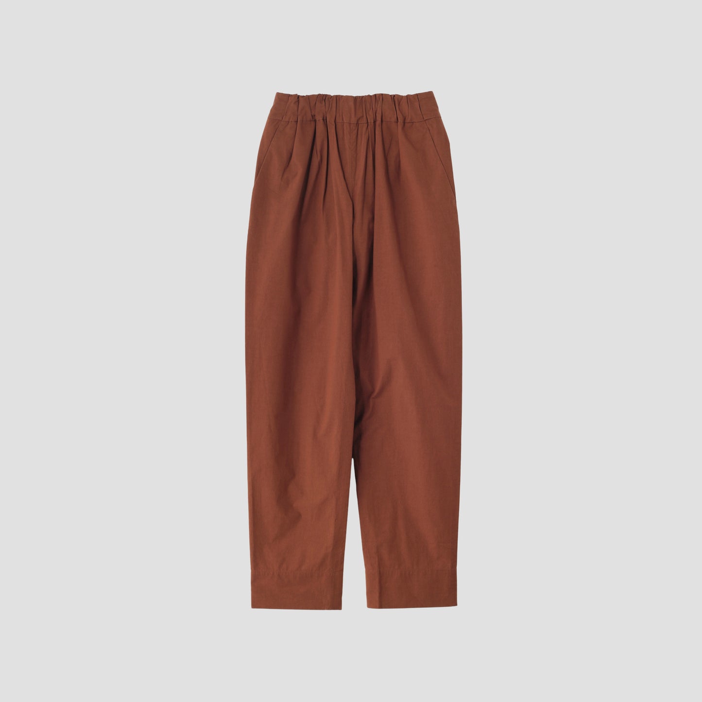 PLAIN COTTON SILK TROUSERS